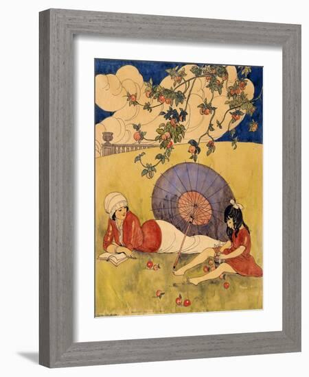 Im Obstgarten-Gerda Wegener-Framed Giclee Print