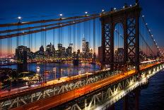 San Francisco Skyline and Bay Bridge at Sunset, California-IM_photo-Photographic Print