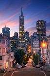 San Francisco Skyline and Bay Bridge at Sunset, California-IM_photo-Photographic Print