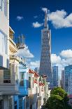 San Francisco Downtown. Famous Typical Buildings in Front. California Theme.-IM_photo-Photographic Print