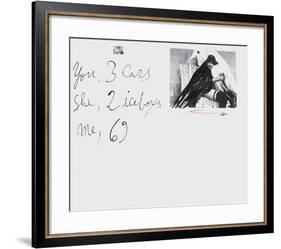 Image érotique III-Walasse Ting-Framed Premium Edition