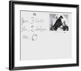 Image érotique III-Walasse Ting-Framed Premium Edition