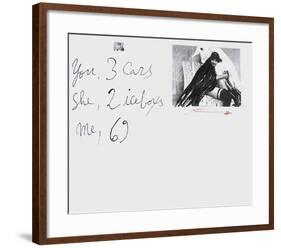 Image érotique III-Walasse Ting-Framed Premium Edition