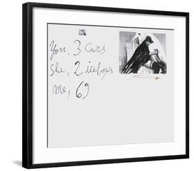 Image érotique III-Walasse Ting-Framed Premium Edition