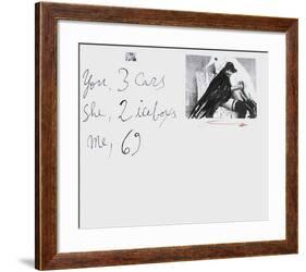 Image érotique III-Walasse Ting-Framed Premium Edition