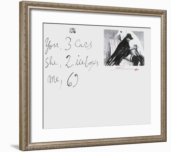 Image érotique III-Walasse Ting-Framed Premium Edition