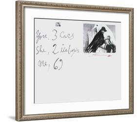 Image érotique III-Walasse Ting-Framed Premium Edition