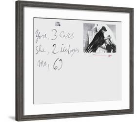 Image érotique III-Walasse Ting-Framed Premium Edition