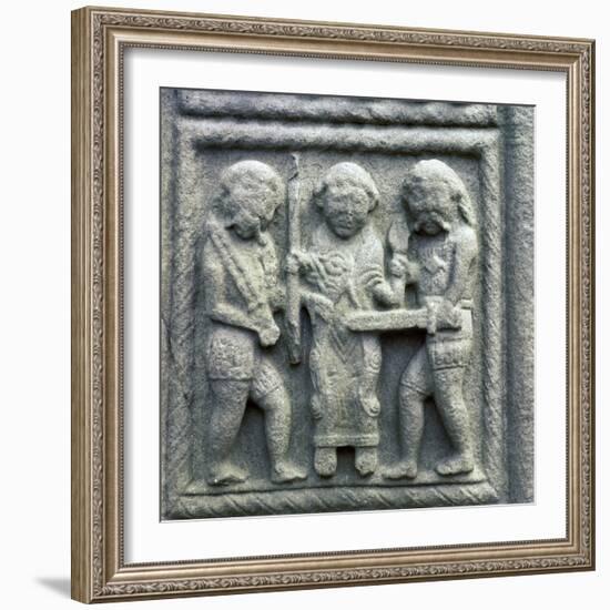 Image from the Cross of Muiredach, 10th century-Unknown-Framed Giclee Print