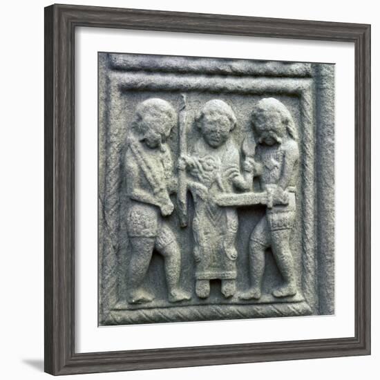 Image from the Cross of Muiredach, 10th century-Unknown-Framed Giclee Print