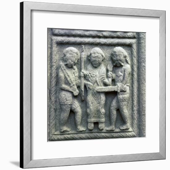 Image from the Cross of Muiredach, 10th century-Unknown-Framed Giclee Print