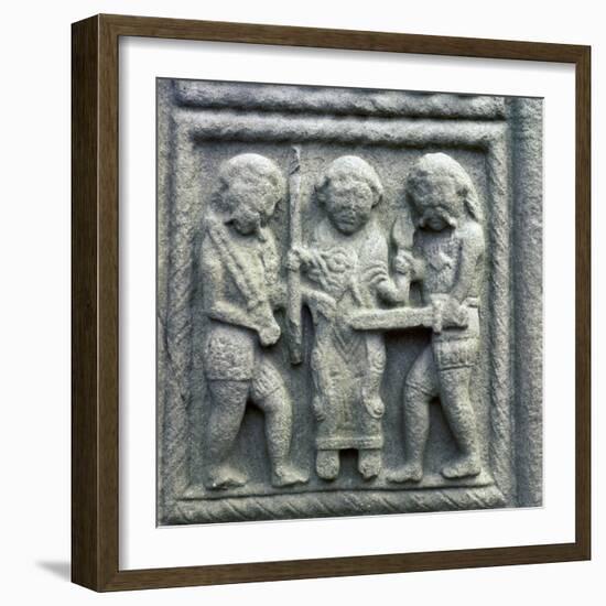 Image from the Cross of Muiredach, 10th century-Unknown-Framed Giclee Print