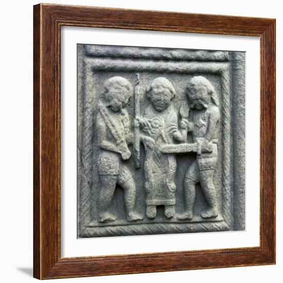 Image from the Cross of Muiredach, 10th century-Unknown-Framed Giclee Print