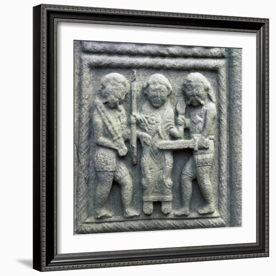 Image from the Cross of Muiredach, 10th century-Unknown-Framed Giclee Print