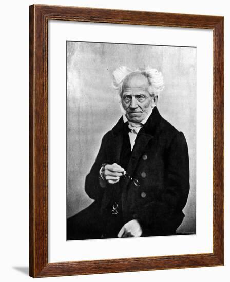 Image of Arthur Schopenhauer, German Philosopher-null-Framed Premium Photographic Print