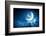 Image of Cat in Jump Catching Moon-Sergey Nivens-Framed Photographic Print