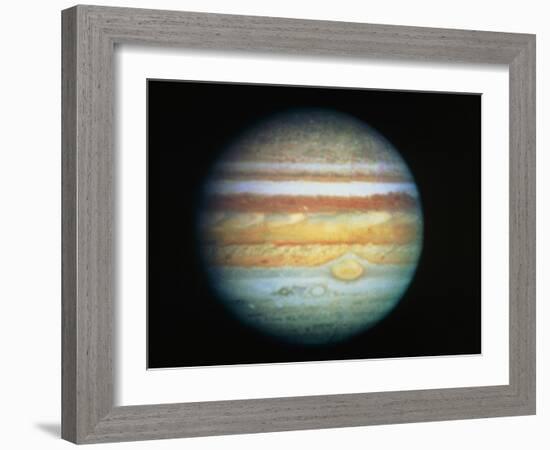 Image of Jupiter Taken with the Hubble Telescope-null-Framed Photographic Print