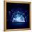 Image of Opened Magic Book with Magic Lights-Sergey Nivens-Framed Premier Image Canvas