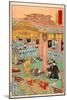 Images of the Fifteen Ashikaga Shoguns at the Toji-In in Kyoto-Kyosai Kawanabe-Mounted Giclee Print