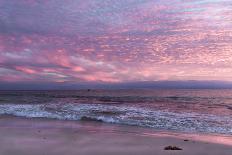 Beautiful Pink Coastal Sunset over the Indian Ocean W Australia-Imagevixen-Framed Premier Image Canvas