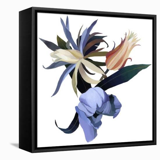 Imaginary Flowers Based on Tulips, 2003 (Gouache on Paper and Adobe Photoshop)-Hiroyuki Izutsu-Framed Premier Image Canvas