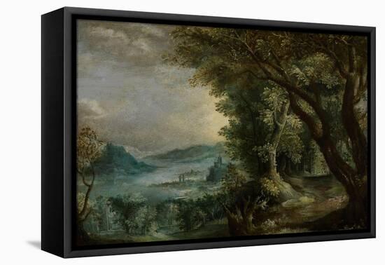 Imaginary Landscape, after 1600-Jan Brueghel-Framed Premier Image Canvas