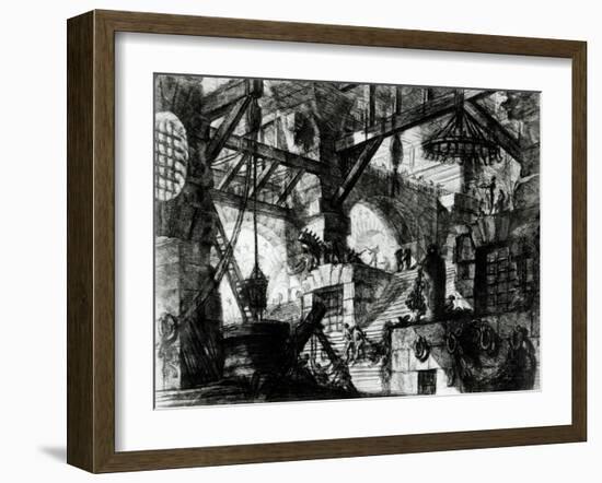 Imaginary Prison-Giovanni Battista Piranesi-Framed Giclee Print