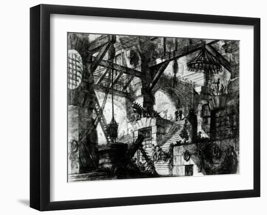 Imaginary Prison-Giovanni Battista Piranesi-Framed Giclee Print