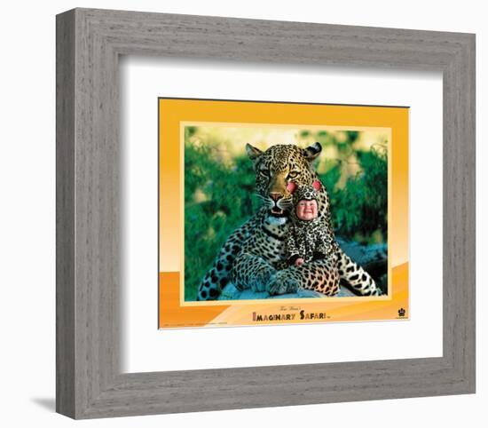 Imaginary Safari, Leopard-Tom Arma-Framed Art Print