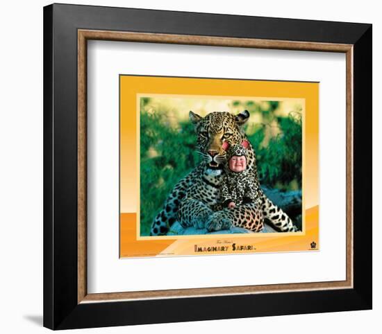 Imaginary Safari, Leopard-Tom Arma-Framed Art Print