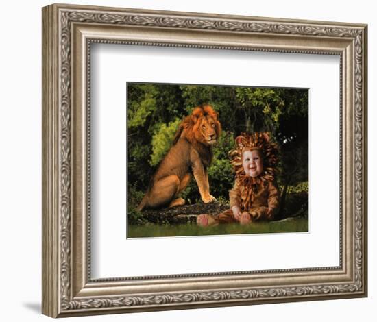 Imaginary Safari, Lion-Tom Arma-Framed Art Print