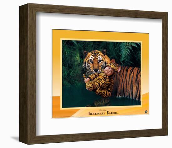 Imaginary Safari, Tiger-Tom Arma-Framed Art Print