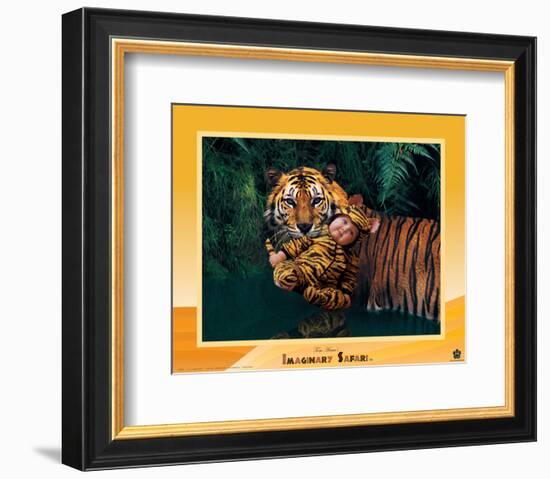 Imaginary Safari, Tiger-Tom Arma-Framed Art Print