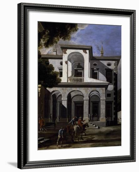 Imaginary Villa, 1641-Viviano Codazzi-Framed Giclee Print