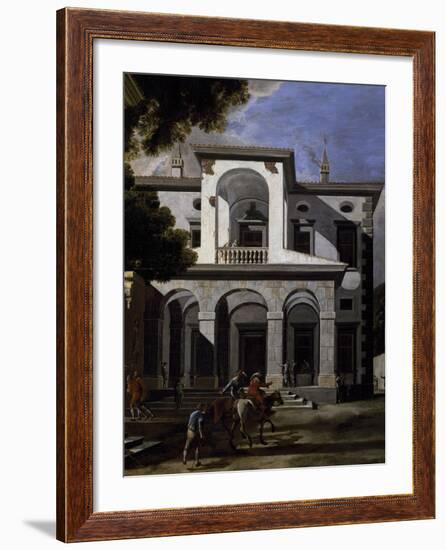 Imaginary Villa, 1641-Viviano Codazzi-Framed Giclee Print