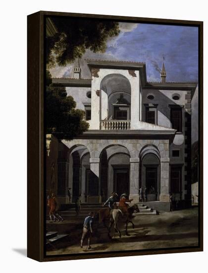 Imaginary Villa, 1641-Viviano Codazzi-Framed Premier Image Canvas