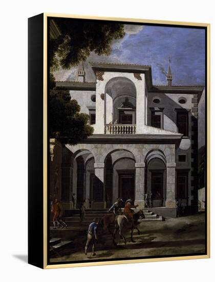 Imaginary Villa, 1641-Viviano Codazzi-Framed Premier Image Canvas