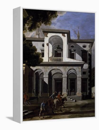 Imaginary Villa, 1641-Viviano Codazzi-Framed Premier Image Canvas