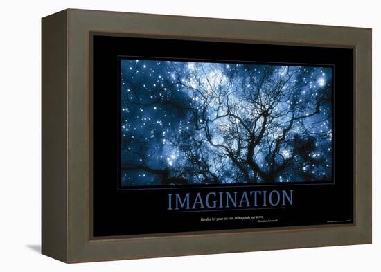 Imagination (French Translation)-null-Framed Stretched Canvas