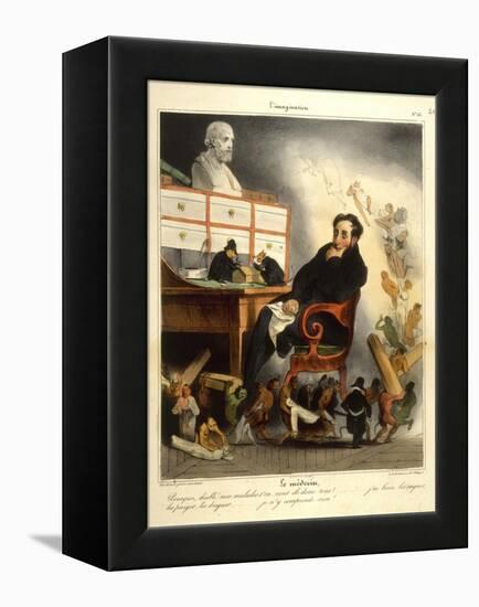 Imagination-Honore Daumier-Framed Premier Image Canvas