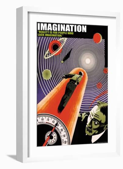 Imagination-null-Framed Art Print