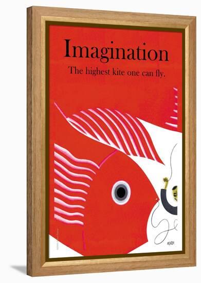 Imagination-null-Framed Stretched Canvas