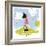 Imaginative little girl-Harry Briggs-Framed Giclee Print