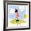 Imaginative little girl-Harry Briggs-Framed Giclee Print