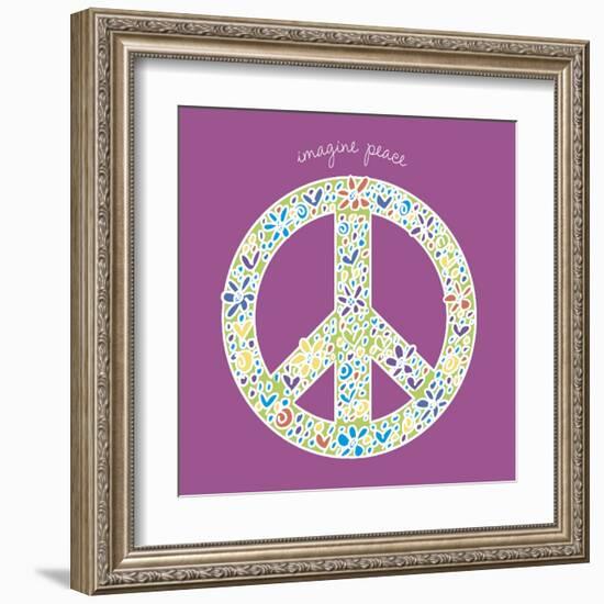 Imagine Peace-Erin Clark-Framed Art Print