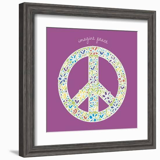 Imagine Peace-Erin Clark-Framed Art Print