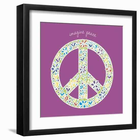 Imagine Peace-Erin Clark-Framed Art Print