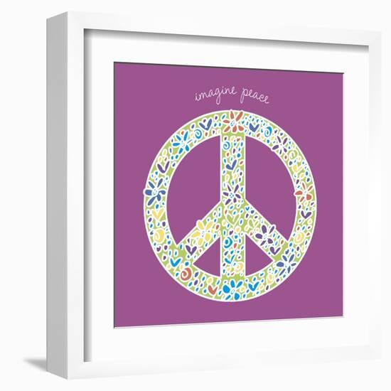 Imagine Peace-Erin Clark-Framed Art Print