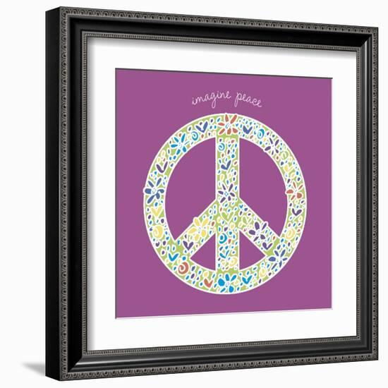 Imagine Peace-Erin Clark-Framed Art Print