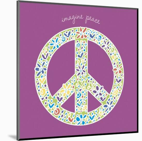 Imagine Peace-Erin Clark-Mounted Art Print